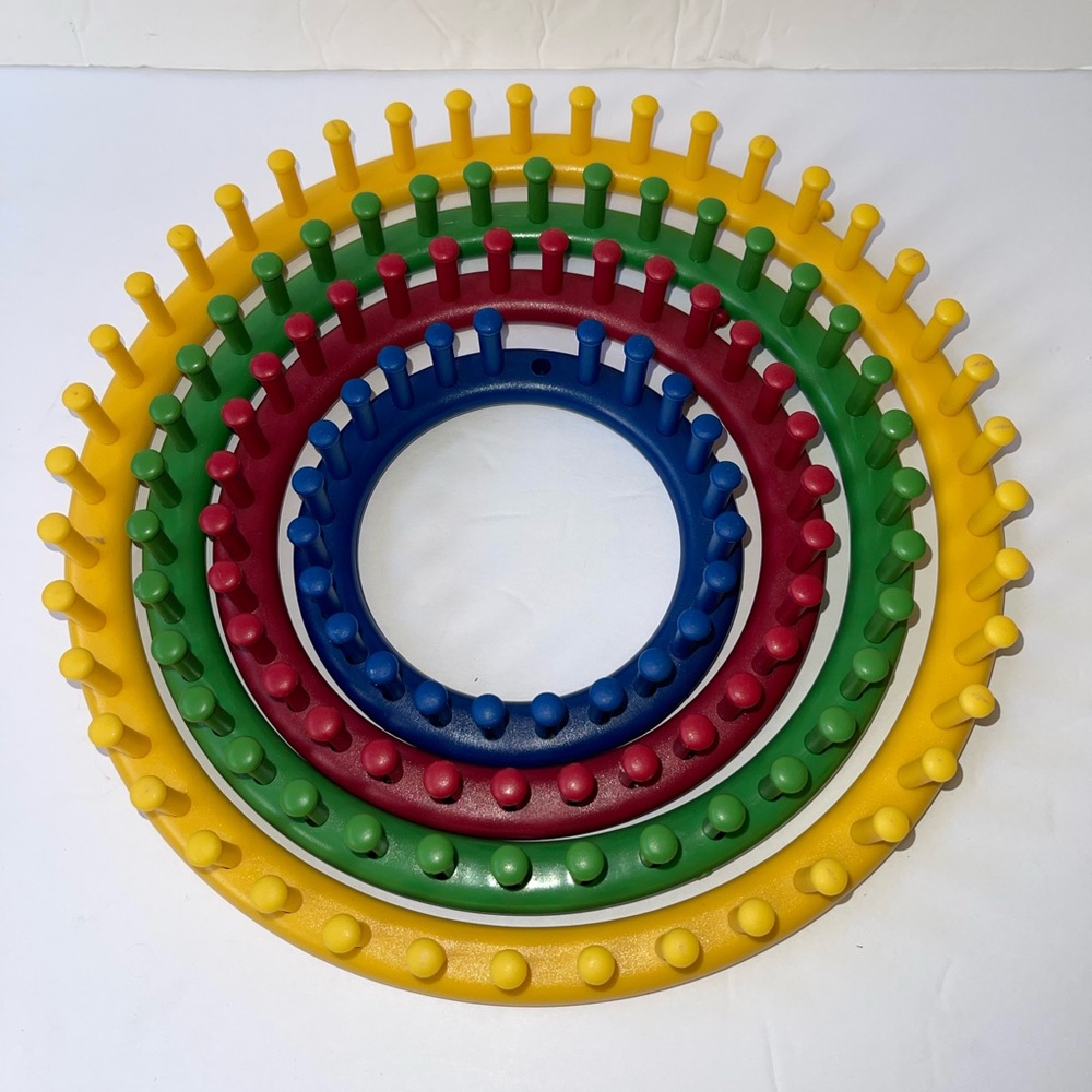 (4) Round Circle Knitting Crochet Looms